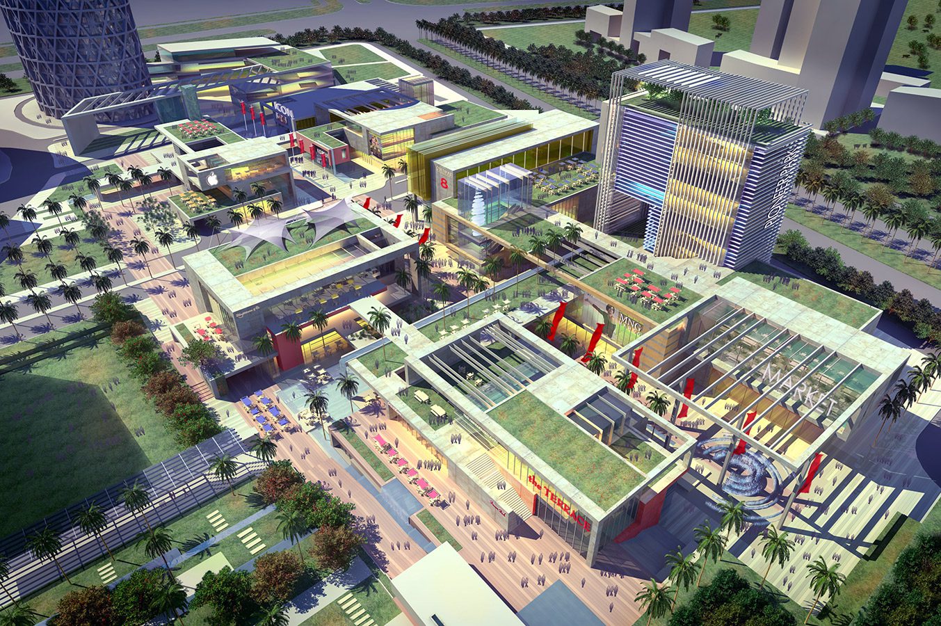 Pioneer Park Bird's Eye Rendering View MXD